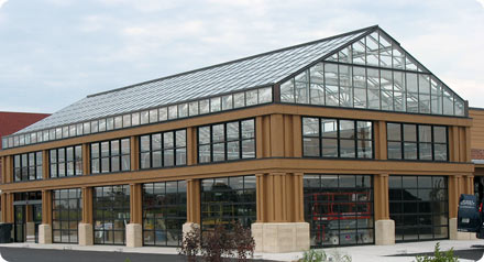 Glass Covering System by Unitied Greenhouse Systems