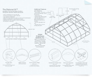 Diplomat™ Blueprint by United Greenhouse Systems